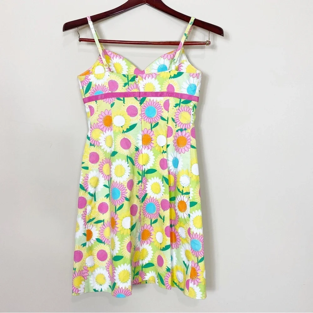 Lilly Pulitzer Retro Dress Derby Dress Christmas Holiday Sleeveless Dress Size 2 - Picture 4 of 10